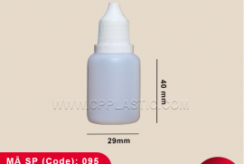 Vial 20 ML with Tamper Evident Cap and Controlled Dropper Tip Plug