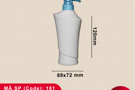 Bottle 500 ML with Lotion Pump 33/410