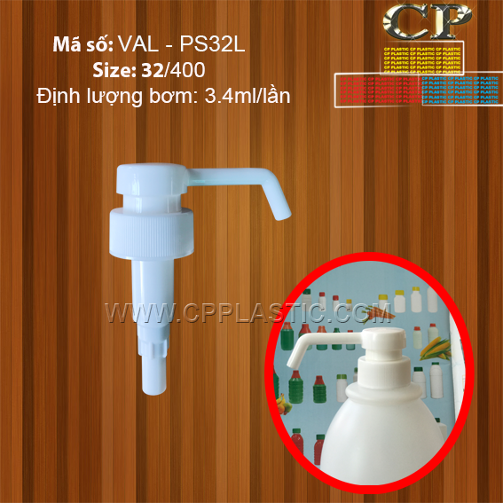 Lotion Pump type L Φ32/400 (Long Nose)