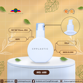 Chai 150ml vòi xịt
