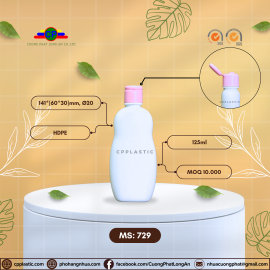 Bottle 125 ML with Flip Closure