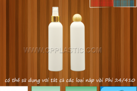 Bottle 200 ML with Flip Top Cap, Lotion Pump, Fine Mist Sprayer