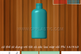 Bottle 50 ML with Fine Mist Sprayer, Twist Cap 18/410