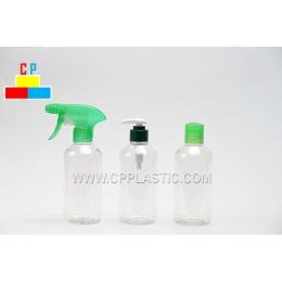 Bottle 500 ML with Lotion Pump, Fine Mist Sprayer, Flip Top Cap, Trigger Sprayer