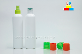 Bottle 300 ML with Pull/Push Cap, Flip Top Cap, Fine Mist Sprayer, Lotion Pump