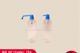 Bottle 1000ML with Screw Cap/Pump 33/410